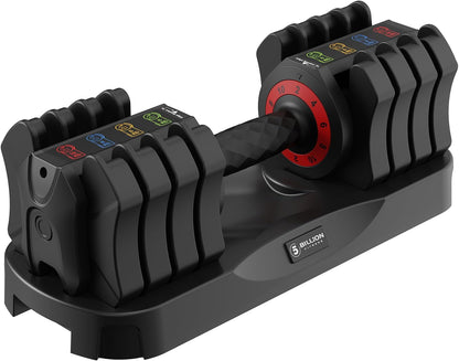 EnterSports Verstellbares Kurzhantel Set (10kg/22lb), 5-in-1 Hanteln Set Platzsparend mit rutschfestem Griff, Hanteltraining Gewichte für Homegym & Krafttraining, Profi Equipment für Herren & Damen