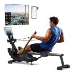 MERACH Rudergerät für Zuhause, Innovativ Doppelpaddel mit Mehreren Trainingsmodi, Ganzkörpertraining mit der MERACH APP, über 1000 Champion-Kurse, Simuliert Echtes Rudern – Bild 6