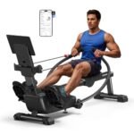 MERACH Rudergerät für Zuhause, Innovativ Doppelpaddel mit Mehreren Trainingsmodi, Ganzkörpertraining mit der MERACH APP, über 1000 Champion-Kurse, Simuliert Echtes Rudern – Bild 5