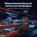 MERACH Rudergerät für Zuhause, Eigenerzeugung, Verbesserter Magnetischer Spitzenwiderstand von 60 kg, Automatische Widerstandsanpassung, Doppelte Holzschienen, LED-Anzeige, Professionelles (R21) – Bild 9