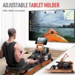 JOROTO Rudergerät für Zuhause aus Eiche, Rudergerät Wasser klappbar mit Bluetooth Display &30 Tage kostenlose Kinomap-Mitgliedschaft，Rudermaschine mit Verstellbarer Tablethalterung 150kg belastbar – Bild 7