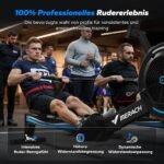 MERACH Rudergerät Luftwiderstand für Zuhause, 10 Stufen Einstellbar mit Exklusiver APP, Professionelles Indoor-Rudergerät, Ergonomischer Komfortsitz, Einfache Lagerung – Bild 13