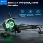 MERACH Magnetisches Rudergerät für Zuhause, Bluetooth Rudergeräte mit 16 Widerstandsstufen, Upgrade auf Doppel-Slide-Rails, Maximale Belastbarkeit von 158 KG, Vertikale Aufbewahrung, Platzersparnis – Bild 12