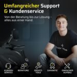 SportPlus Rudergerät für zuhause, klappbar, leise Magnetbremse, 32 Widerstände, App-kompatibel, inkl. Trainingscomputer, Computer gesteuert, Heimtrainer, Fitnessgerät für zuhause – Bild 2