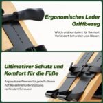 MERACH Wasser-Rudergerät aus Rot-Eichenholz mit 12 Blättern für Gleichmäßige Belastung, Kann den Widerstand um 40% Erhöhen, Exklusive App mit Interaktivem Flusskarten-Gaming(R23 Roteiche) – Bild 9