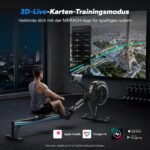 MERACH Rudergerät Luftwiderstand für Zuhause, 10 Stufen Einstellbar mit Exklusiver APP, Professionelles Indoor-Rudergerät, Ergonomischer Komfortsitz, Einfache Lagerung – Bild 8