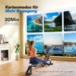 MERACH Rudergerät für Zuhause, Leise Magnetische Rudergeräte, Verbesserte und Erweiterte 130cm-Schienen Sorgen für Freiere Bewegung, Ausgestattet mit Exklusiver App (R15B2) – Bild 8