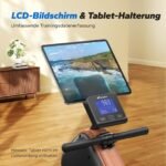 MERACH Rudergerät für Zuhause, Leise Magnetische Rudergeräte, Verbesserte und Erweiterte 130cm-Schienen Sorgen für Freiere Bewegung, Ausgestattet mit Exklusiver App (R15B2) – Bild 7