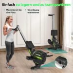 Wenoker Rudergerät für Zuhause, Leises Magnetisches Rudergerät mit APP & LCD-Display,16 Stufen Widerstand, Indoor-Gerät für das Home-Gym, Cardio-Trainingsgerät, 160 kg Kapazität – Bild 2