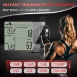 PASYOU Rudergerät Luftwiderstand für Zuhause, Professionelles Rudergeräte mit 10 Stufen Einstellbar, Professionelles Indoor-Rudergerät, Ergonomischer Komfortsitz,mit Kinomap APP, Tragfähigkeit: 160 KG – Bild 5