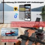 [2026 Testversion] Wenoker Wasser Rudergerät für zuhause Holz Klappbar, Komfortabler Sitz, Bluetooth Display, Doppel-Slide-Rails, Max 150kg Belastbar – Bild 7