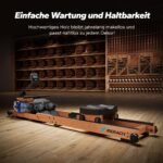 MERACH Wasser Rudergerät Holz Klappbar, Gummibaummaterial & Komfortabler Sitz, mit Exklusiver APP mit Interaktiven Kartenerfahrung, Immersives Rudererlebnis, Ideal für Heimfitness (R28 Faltbar) – Bild 6